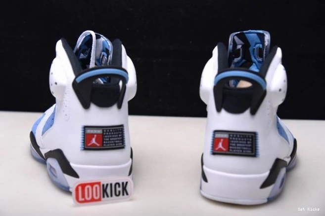 1st Kicks Shoes Jordan 6 CT8529-410 Air UNC 0709